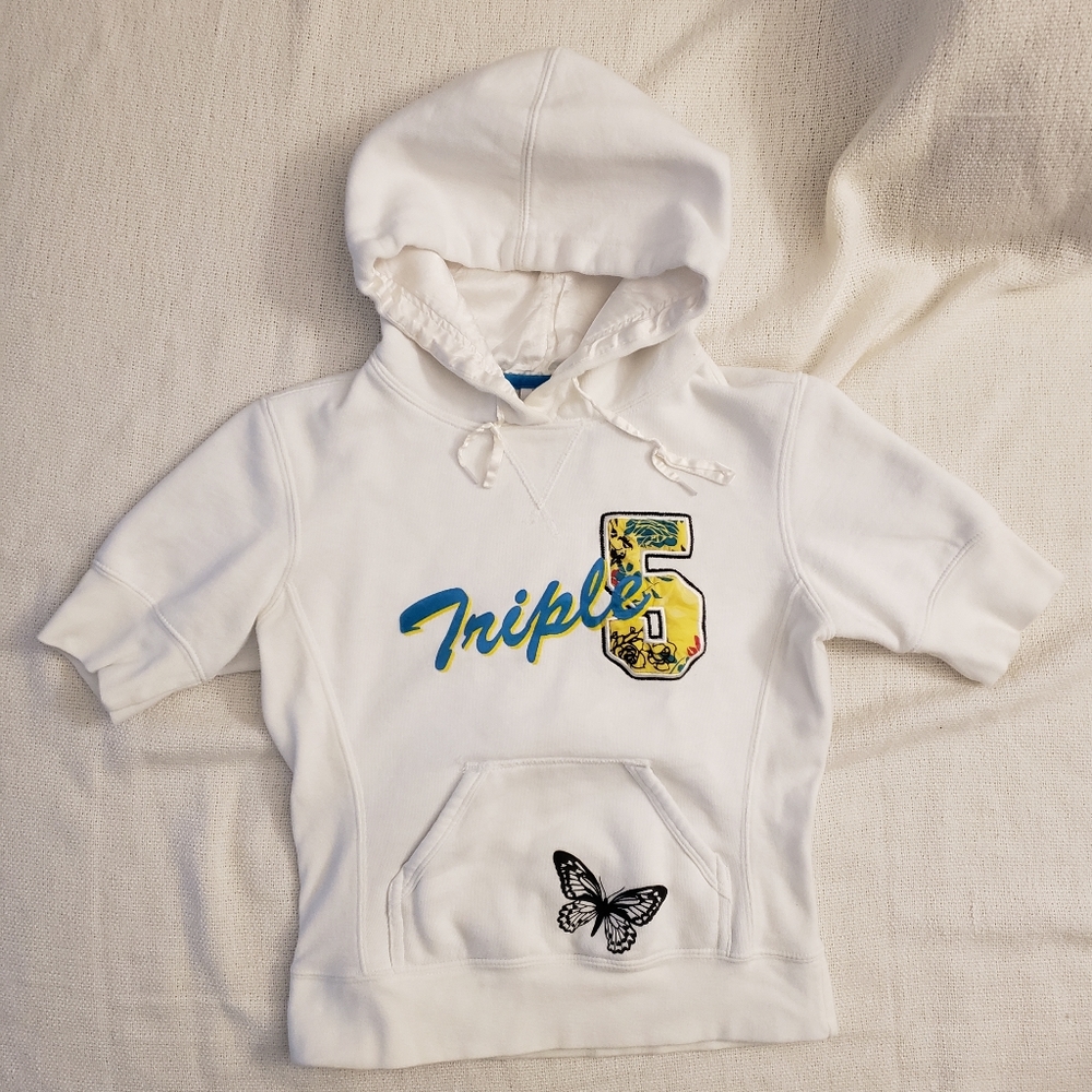 Triple Five Soul White Hoodie Size Small